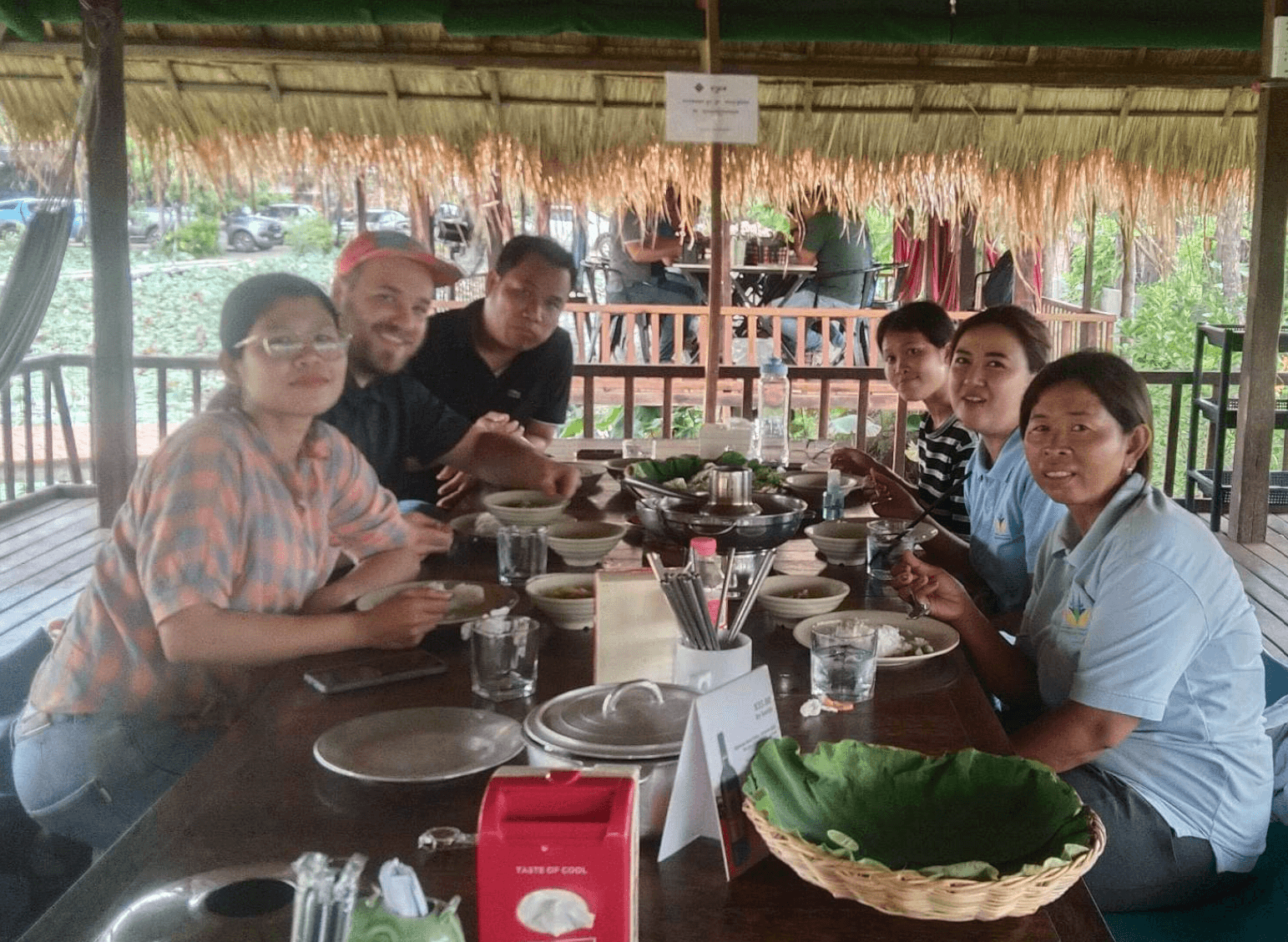 Isaac St.Clair Training our Partners in Cambodia